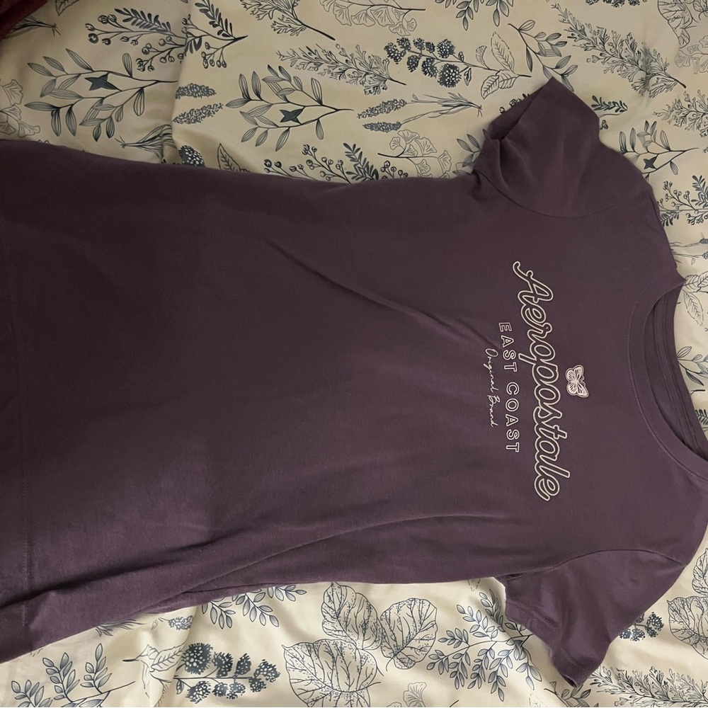 Aeropostale Lavender Classic Crew Tee